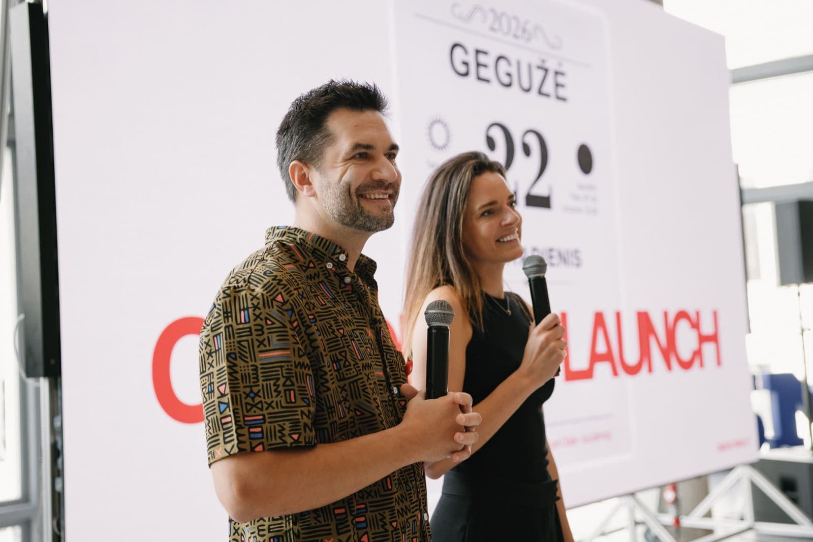 Gytė ir Andrius pristato Obuolyną „Demo Day“ renginyje 2026 m. gegužės 22 d.
